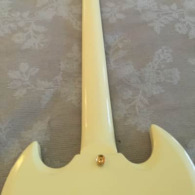 Epiphone SG Custom 3 Pickup White/Gold image 6