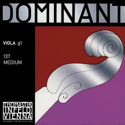 Immagine Dominant Viola D(1) Aluminum-Wnd Synth-Core 15-16.5" Single String Med-Tension (Vla 2nd-Strg) - 1