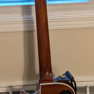 Epiphone Les Paul Custom Exclusive Quilt Top - Transparent Amber image 8