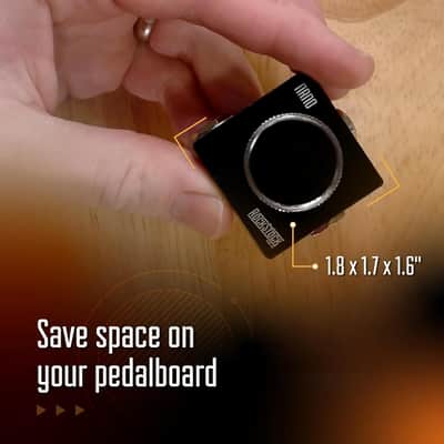 Guitar Tuner Pedal - Compact Chromatic Tuner Foot Pedal Fits on Any Pedalboard - For Acoustic, Electric, Bass Guitar, Mandolin and Other Instruments image 3