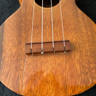 Vintage Jonah Kumalae Hawaiian Solid Koa Soprano Ukulele image 7