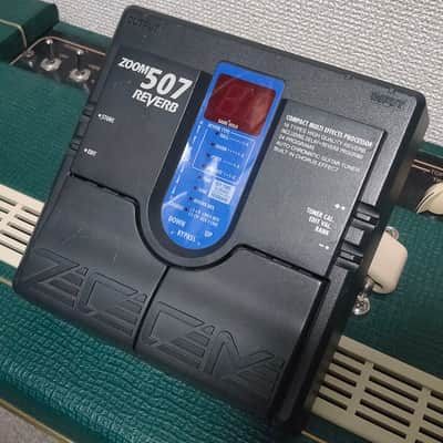 Zoom 507 Reverb Compact Multi Effects Processor 1997 - 2000 MIJ Made in Japan Vintage Guitar Bass Effects Pedal image 1