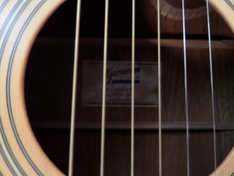 Garrison AG-200 CE Acoustic-Electric, single cut-away, with
