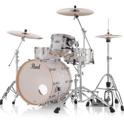 Pearl PMX Professional Series 3-Piece Drum Shell Pack (22x16, 16x16, 12x8) White Marine Pearl image 5