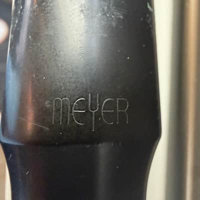 Vintage Meyer NY USA 5M Medium Chamber Baritone Sax Mouthpiece with matching Ligature and Cap image 4