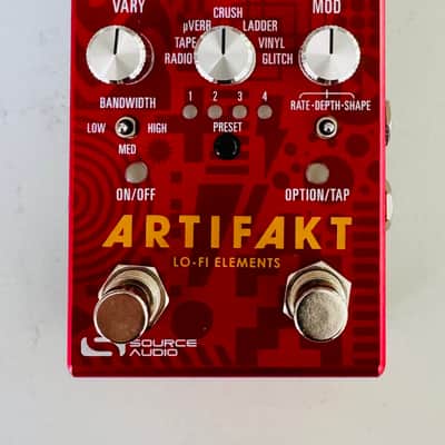 Source Audio Artifakt Lo-fi Elements 2024 - Present Red image 1