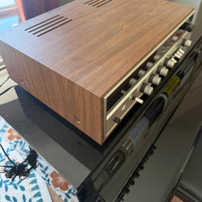 Sansui 350A stereo receiver 1970’s - Walnut/aluminum image 8