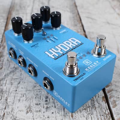Keeley Hydra Stereo Reverb and Tremolo Pedal Electric Guitar Effects Pedal image 5