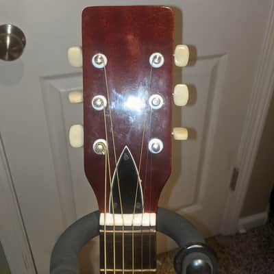 Vintage Hummingbird-Harmony,Global,Kay Hummingbird with double pickguard-RARE 68 (?) Red Burst image 6