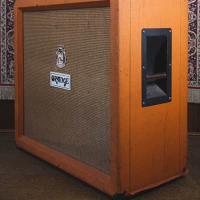 Orange OR120 Overdrive Head (1977) / Orange 4x12 Cab (1971) 1970s - Orange image 3