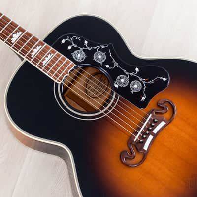 1992 Gibson J-200 Jumbo Acoustic Guitar Vintage Sunburst, Near-Mint w/ Case image 8