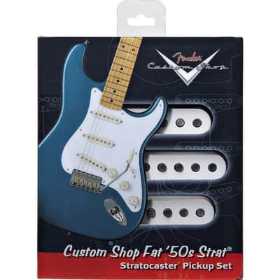 Immagine Fender CS Fat 50 Strat Set White - Single Coil Pickup for Guitars - 1