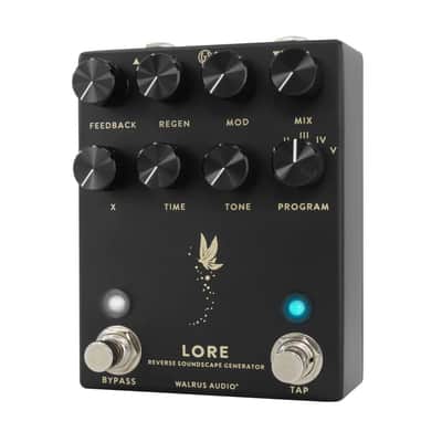 New Walrus Audio Lore Reverse Soundscape Generator Black Guitar Effects Pedal image 2