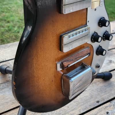 RARE! Teisco MJ-2L Sunburst StarWay 1960s Japan image 15