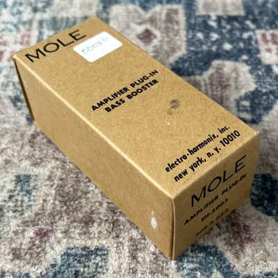 1970 Electro-Harmonix Mole Bass Booster Vintage Guitar Effect Unit W/ Original Box & Paperwork! image 2