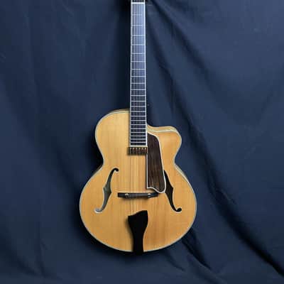 Eastman AR805CE Archtop Guitar, Natural image 1