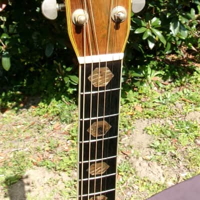 K Yairi YW-1000 Hand Crafted B. Rosewood Jacaranda Japan Vintage 1974 with Low Action image 5