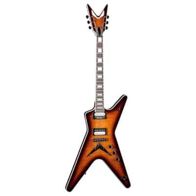 Dean ML Select Flame Top Electric Guitar, Trans Brazilian, ML SEL FM TBZ image 4
