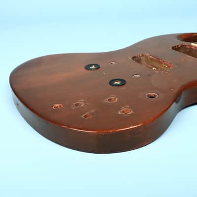 1972 Gibson SG Standard Body & Neck Husk Walnut Brown Vintage Small Pickguard image 12
