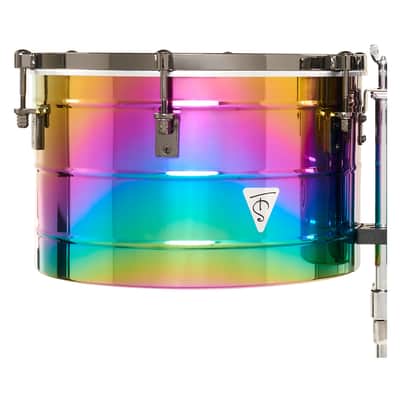 Latin Percussion 15"/16" Tony Succar Thunder Timbales - Rainbow Black Nickel image 4