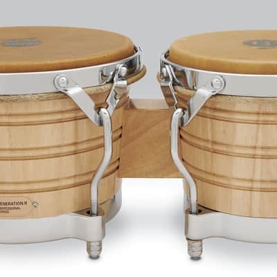 Latin Percussion LP Gen 3 Traditional 7 1/4"-9" Bongo Oak Natural (LP201A-3) image 5