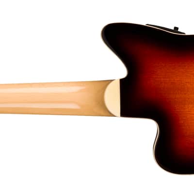 Fender Fullerton Jazzmaster Uke Walnut FB Tortoiseshell Pickguard 3-Color Sunburst image 2