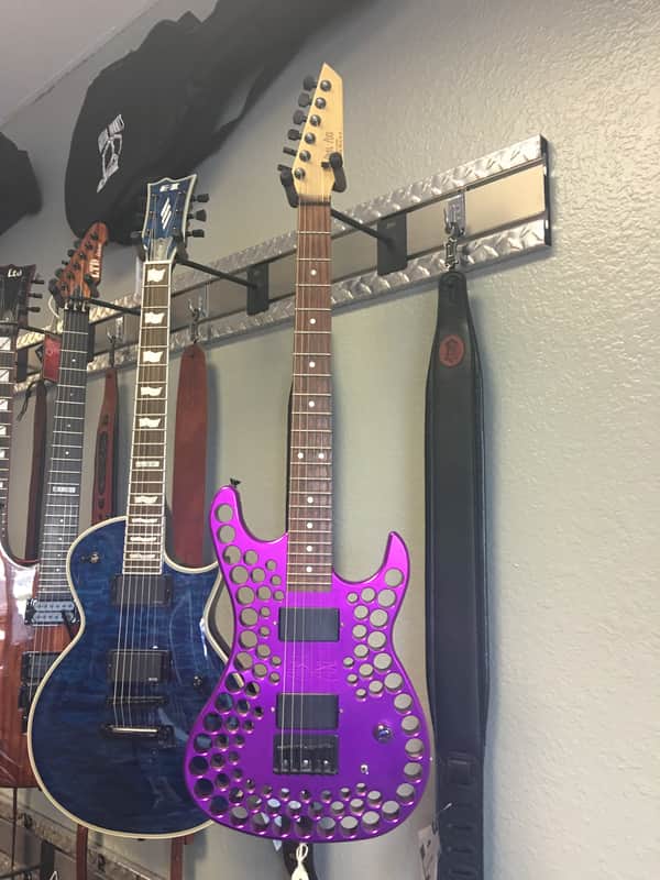 Abel Axe Strat Purple Plus FREE gig bag image 1