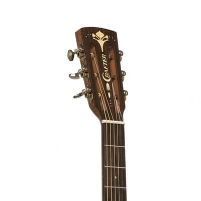 Crafter BIG MINO ALK Mino Series Solid Taiwanese Koa Top Mahogany Neck 6-String Acoustic-Electric Guitar w/Gig Bag image 7