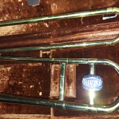 Olds Ambassador Trombone, USA, Brass with Case and Mouthpiece image 7