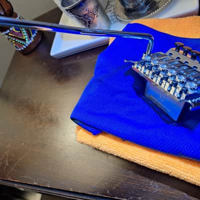 Clean! Original German Floyd Rose (OFR) w/ Push-In Arm - Chrome image 11