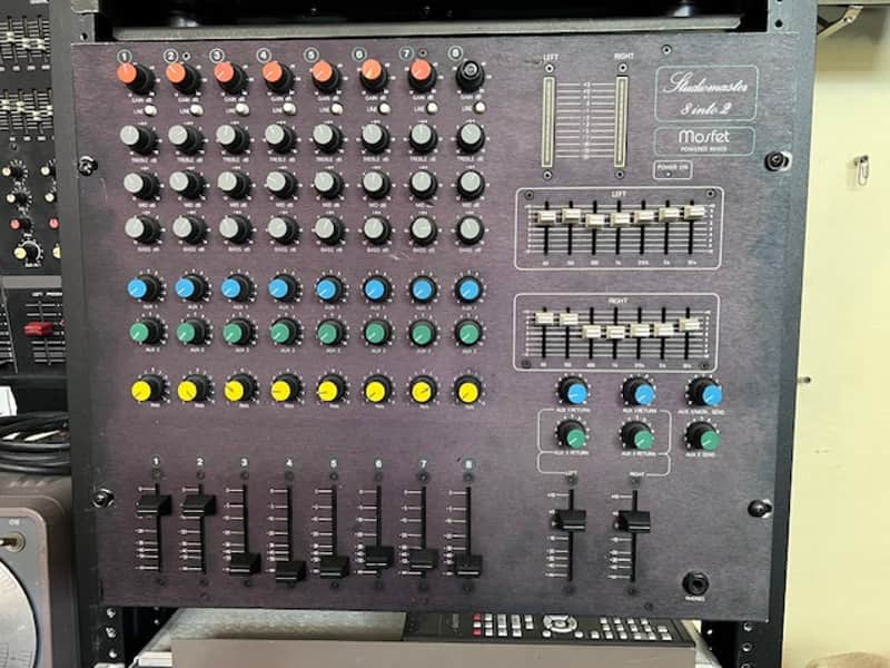 Studiomaster 8 into 2 Mosert Mixer 1980's Studiomaster 8 into 2 Mosert Mixer 1980's - Matt Steel image 1