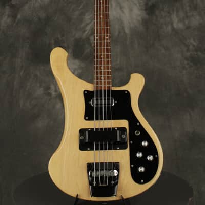 Rickenbacker 4003S/5 string Bass w/BLACK hardware 1990 Mapleglo image 2