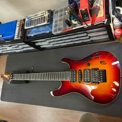 Ibanez S6570SK-STB Prestige with Ebony Fretboard 2019 - Present - Sunset Burst image 3