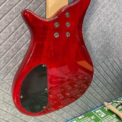 Dillion Avalanche Bass Rare Five String BEAST! Cherry! In-USA Setup! 2000's - Red image 13