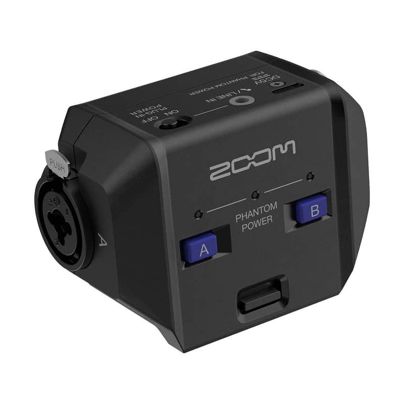 Zoom EXH-6E Dual XLR/TRS Combo Input Capsule for H6essential Portable Recorder, Black image 1