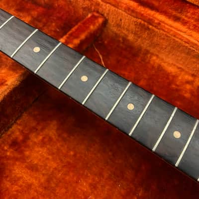 Vintage Fender Jaguar Body & Neck 1963 Stripped Candy Apple Red Pre CBS Clay Dots Brazilian Rosewood image 4