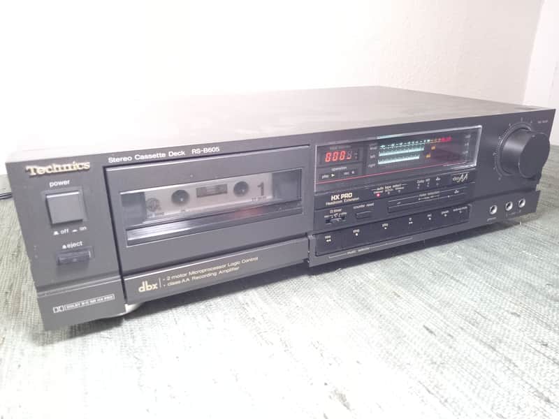 Technics RS-B605 Stereo Cassette Deck Tape Deck Japan Vintage 80s
