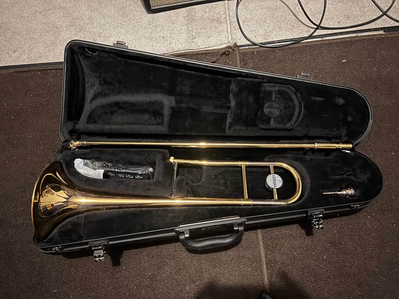 Yamaha YSL-445G Intermediate Trombone - Lacquered Brass image 1
