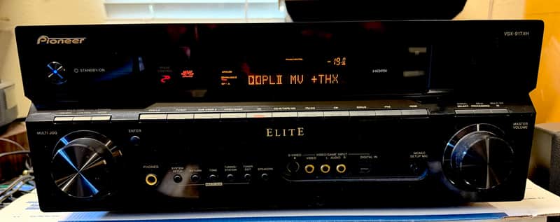 Pioneer Elite VSX-91TXH - 7.1 Ch HDMI Home Theater THX Receiver; Tested SEE VIDEO image 1