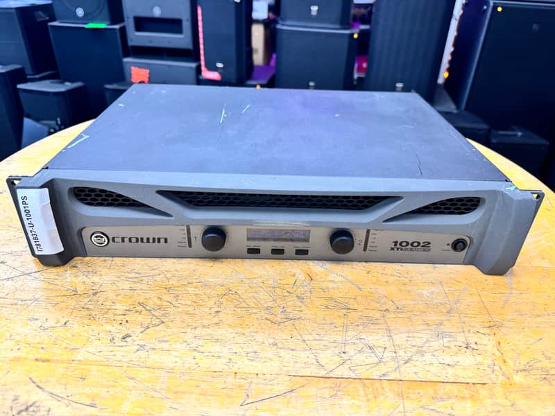 Crown XTi1002 Two Channel 500-Watt Power Amplifier 2010s - Gray image 1