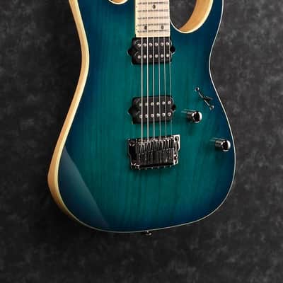 Ibanez RG652AHMFXNGB Prestige RG Electric Guitar 6-String - Nebula Green Burst + Case M20RG image 2