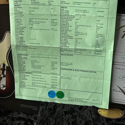 2025 Fender Telecaster 1959 Relic 2,9kg Light Handwound Texas Specials image 7