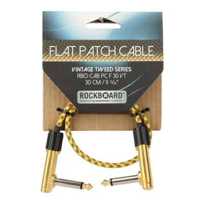 RockBoard Cable de Patch Flat Vintage Tweed - 30 cm image 5