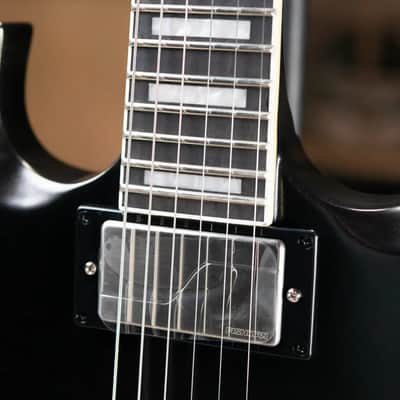 Epiphone SG Prophecy Electric Guitar - Aged Jet Black Metallic with Gig Bag image 8