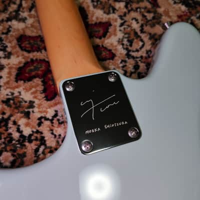 *NEW IN BOX* 2026 Fender Japan Moeka Shiotsuka Jaguar moni 羊文学 (Hitsujibungaku) Limited Edition with Exclusive Strap - Aged Sonic Blue MIJ JD26 image 4