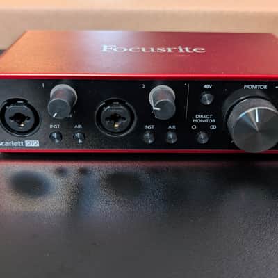 Focusrite Scarlett 2i2 Studio 3rd Gen USB Recording Bundle 2019 - Present - Red / Black image 2