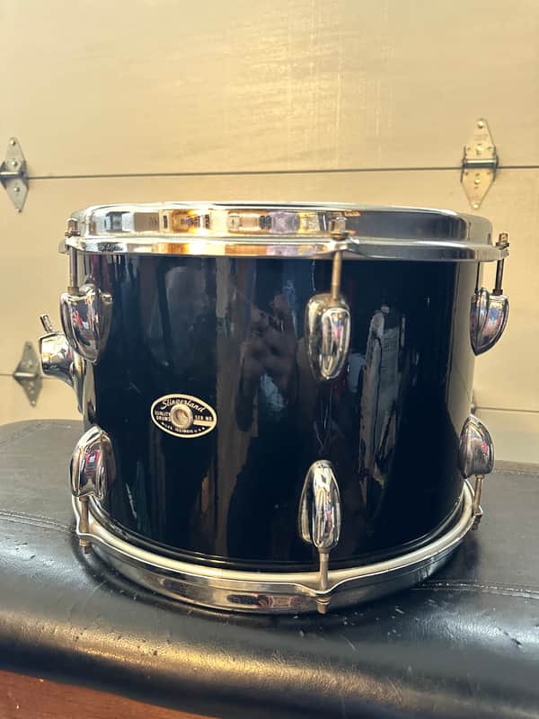Slingerland Time Machine Outfit 1979 - Jet Black Wrap image 1