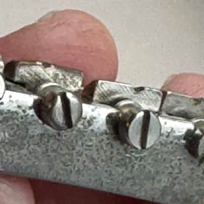 1950s Gibson ABR-1 Tune-O-Matic 1959 No Wire - Nickel image 7