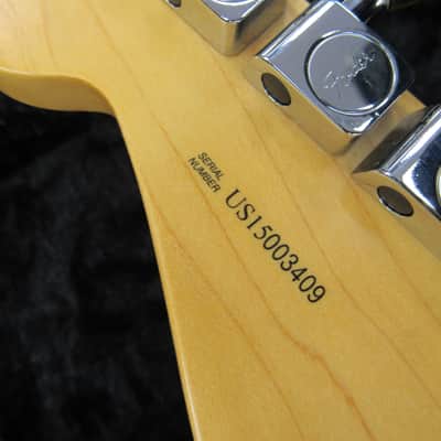Made in 2015 USA Fender American HSS Maple Neck Stratocaster Electric Guitar With Original Case & Paperwork image 12