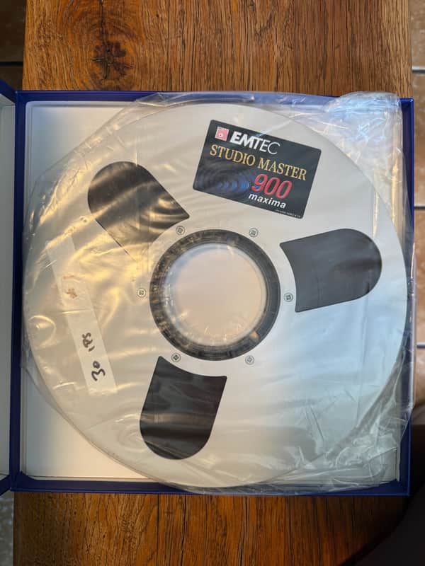 BASF / EMTEC 1/2" SM900 Reel to Reel Recording Tape, 10.5″ Reel, 2500 ft image 1